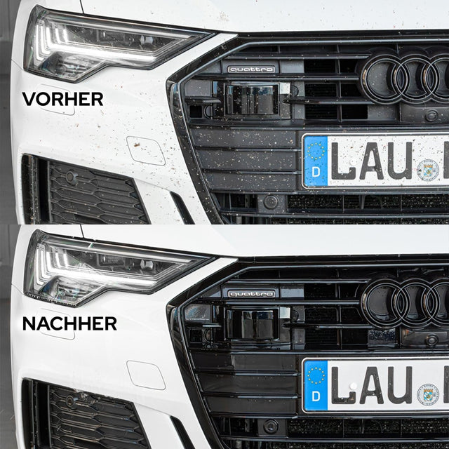 Kein gewöhnlicher Insektenentferner. Wohlriechend. Materialschonend. Effektiv. KULT. - Kult Premium Fahrzeugpflege