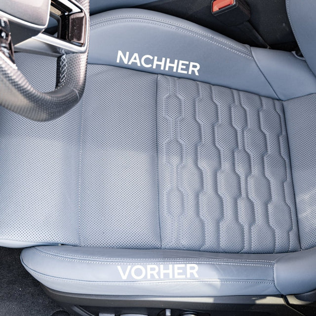 Leder im Auto richtig reinigen & pflegen - Kult Premium Fahrzeugpflege