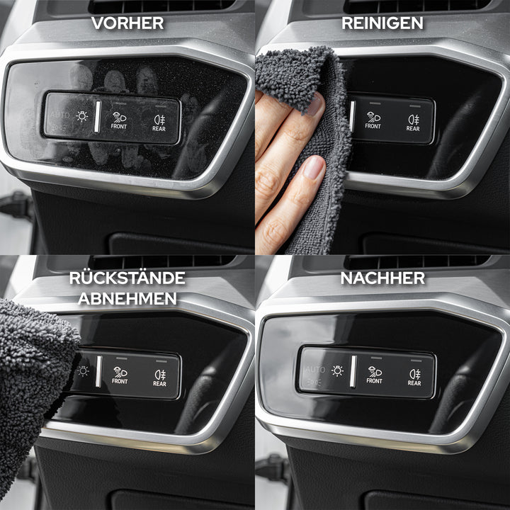 Auto Innenraum + Leder Reiniger & Pflege Set