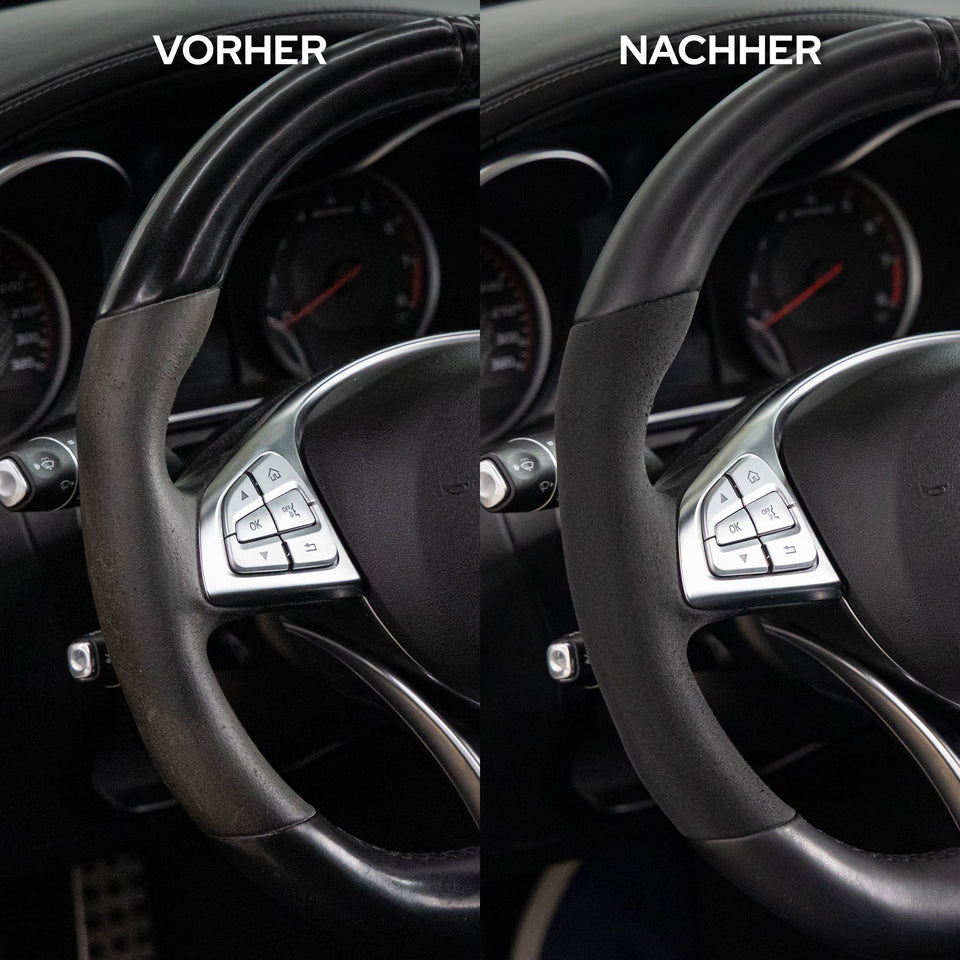 Lenkradkranz vorher und nachher