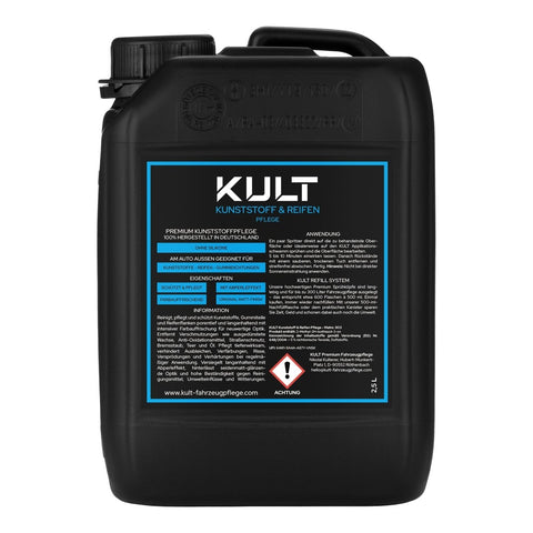 Kunststoff & Reifen Pflege Matt - Kult Premium Fahrzeugpflege