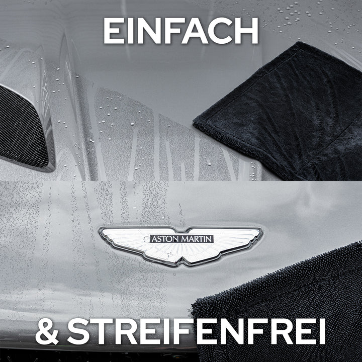 4+1 Premium Auto Trockentuch S Set - Kult Premium Fahrzeugpflege