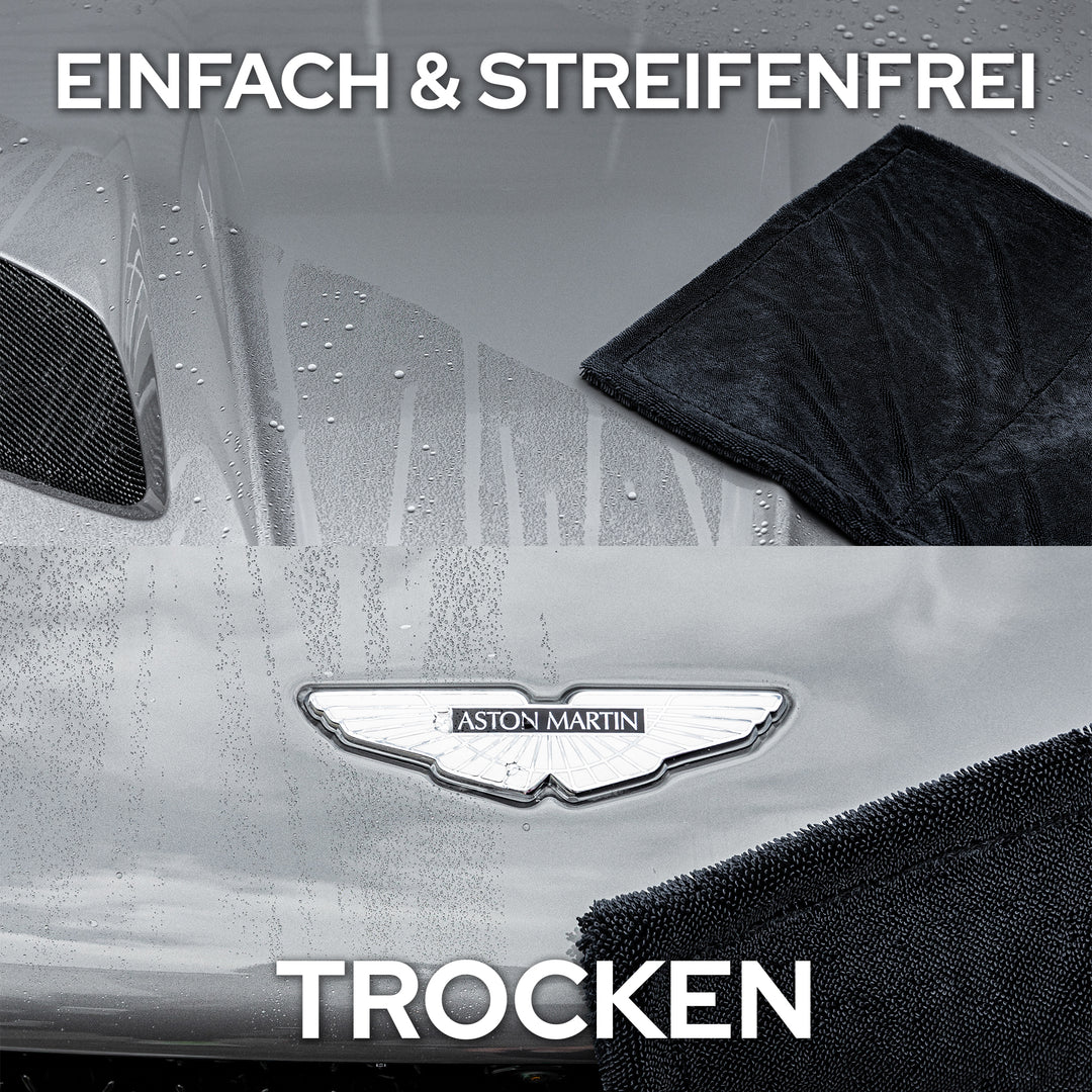 4+1 Premium Auto Trockentuch S Set - Kult Premium Fahrzeugpflege