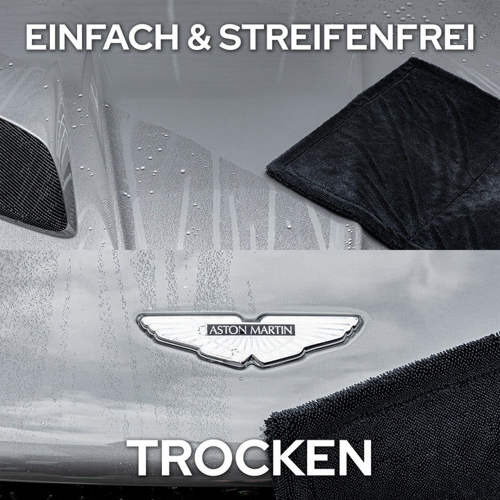 4+1 Premium Auto Trockentuch S Set - Kult Premium Fahrzeugpflege