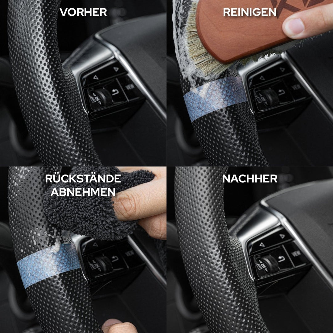 Auto Innenraum Reiniger + Pflege Set - Kult Premium Fahrzeugpflege