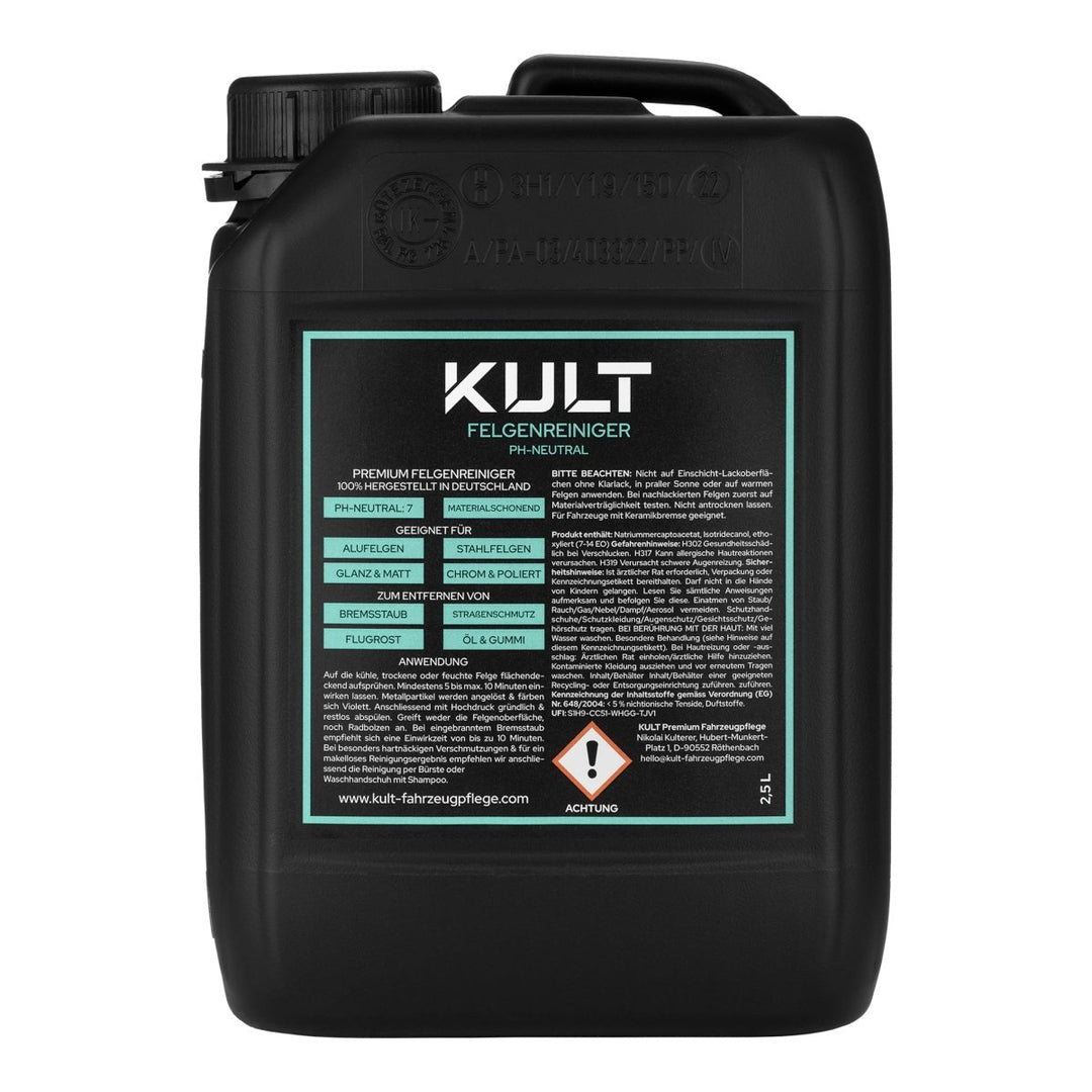 Felgenreiniger pH-neutral - Kult Premium Fahrzeugpflege