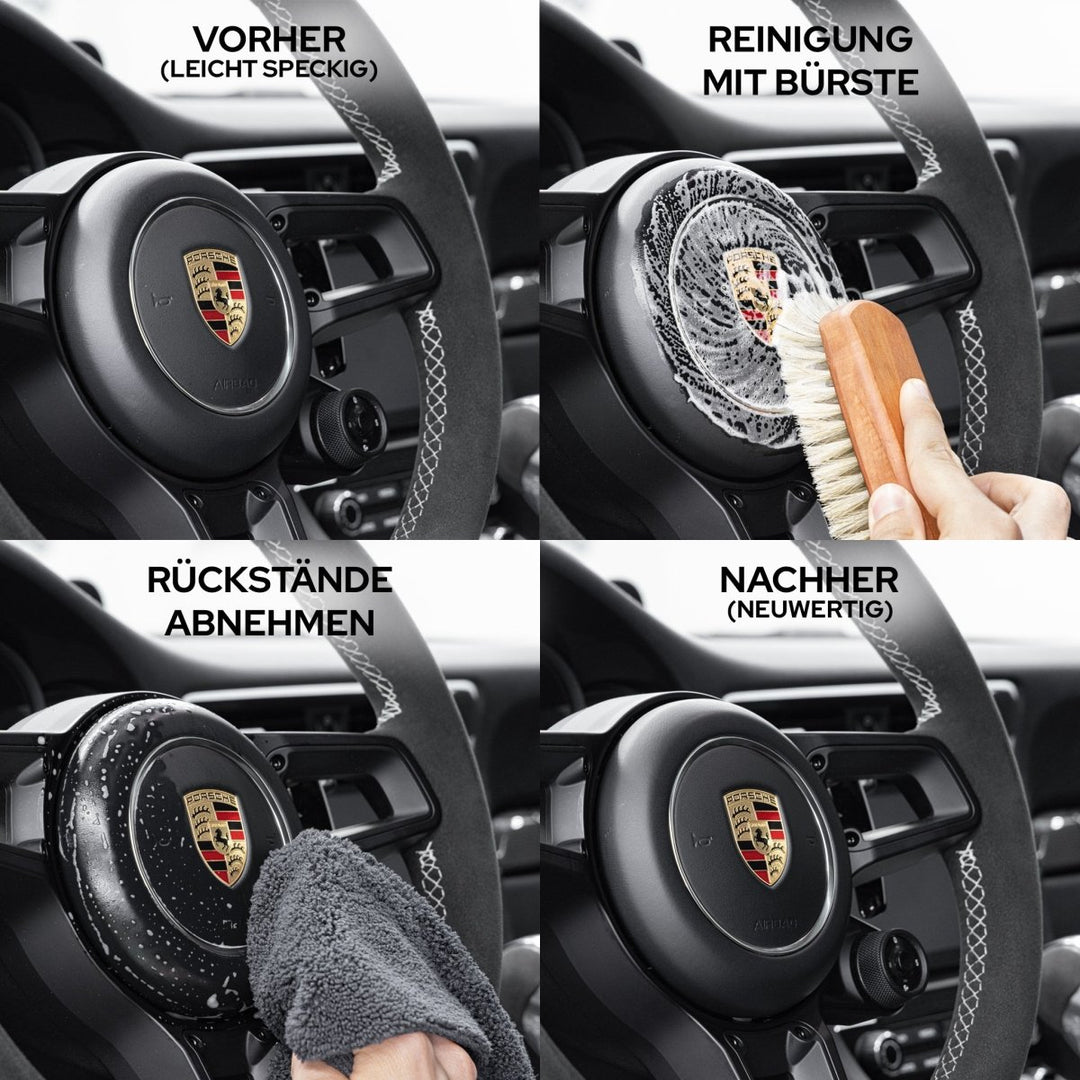 Lederreinigungs & Lederpflege Set - Kult Premium Fahrzeugpflege