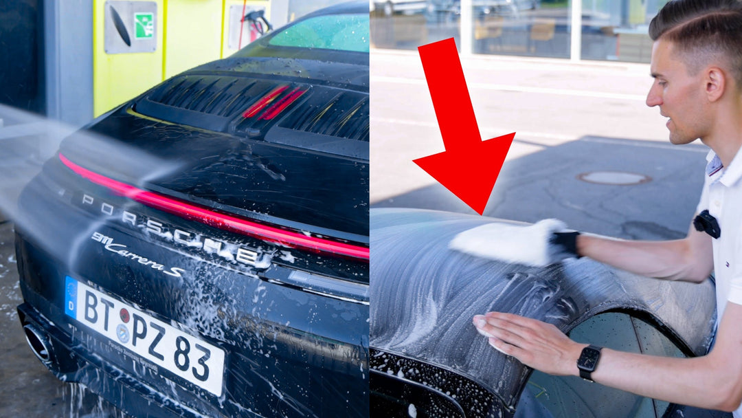 Schnelle Auto Sommerwäsche