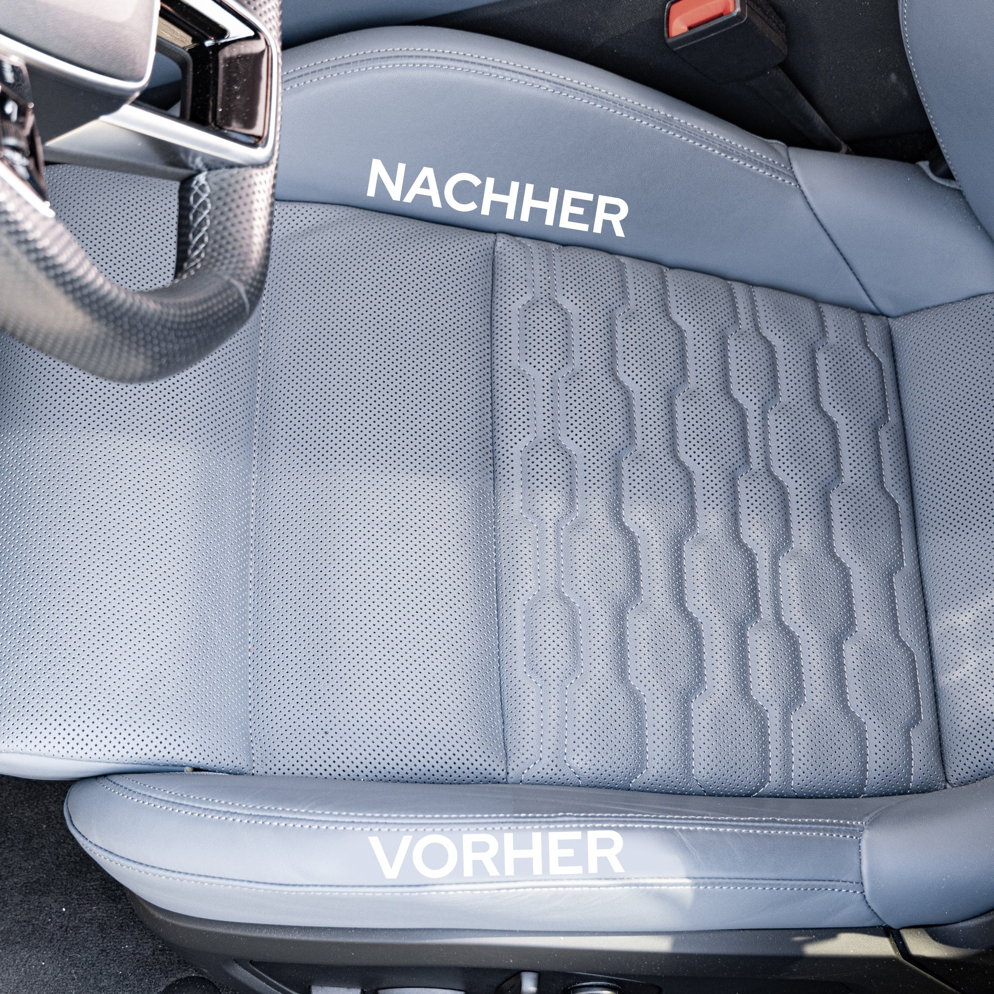 e-tron GT Leder reinigen