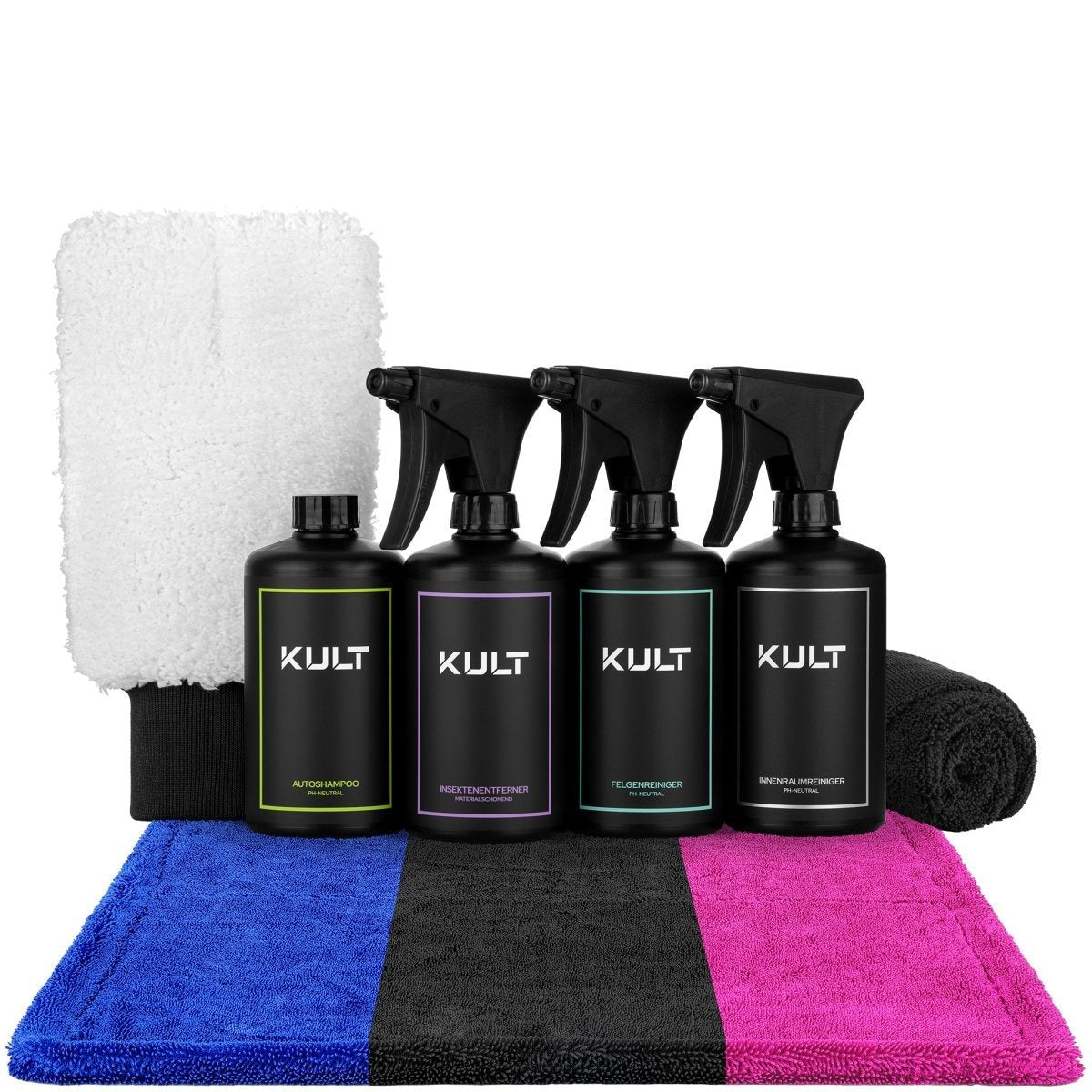 Das perfekte Autowasch Set – Sauberkeit, Schutz und Pflege in einem Paket - Kult Premium Fahrzeugpflege
