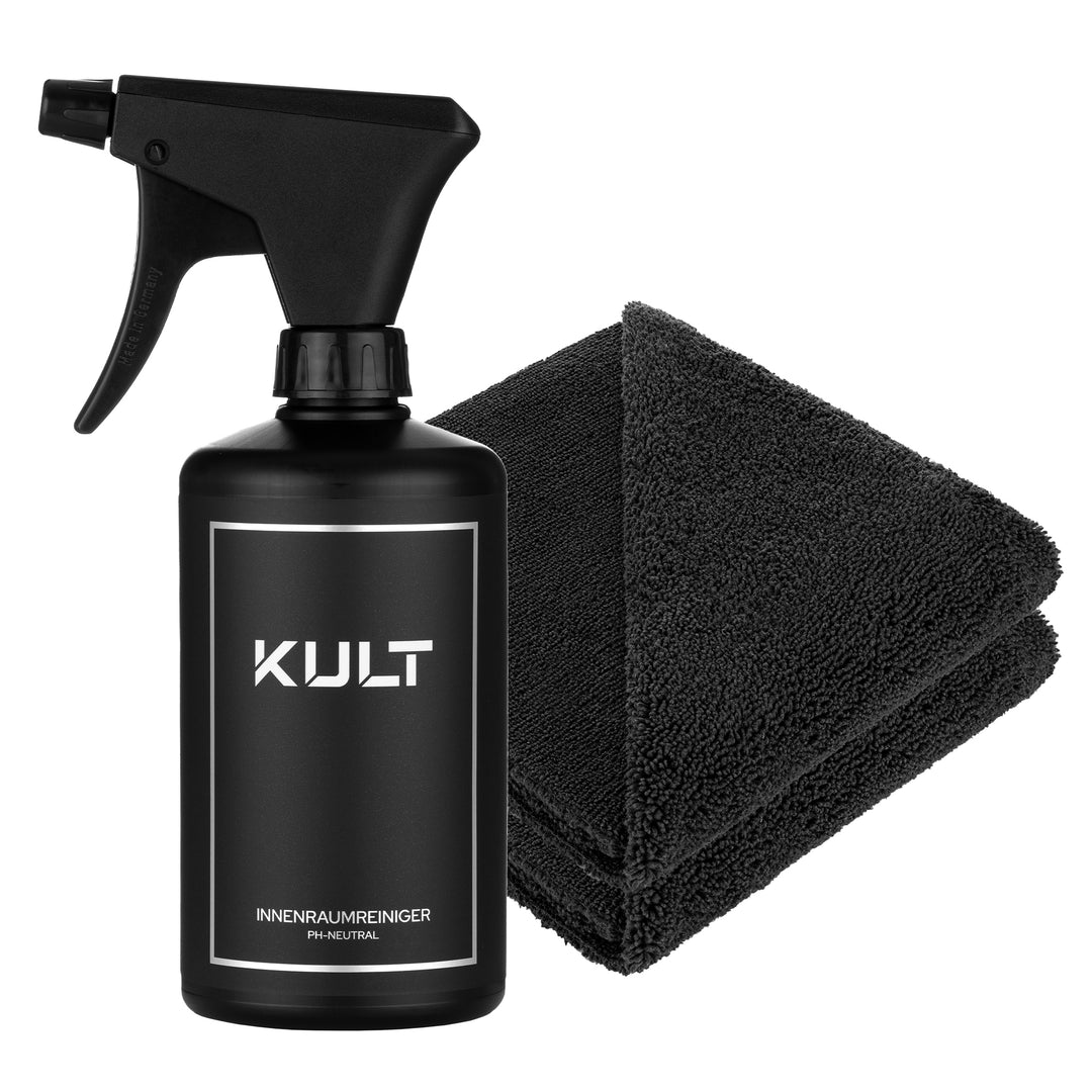 Innenraumreiniger + Premium Mikrofaser 2er Set