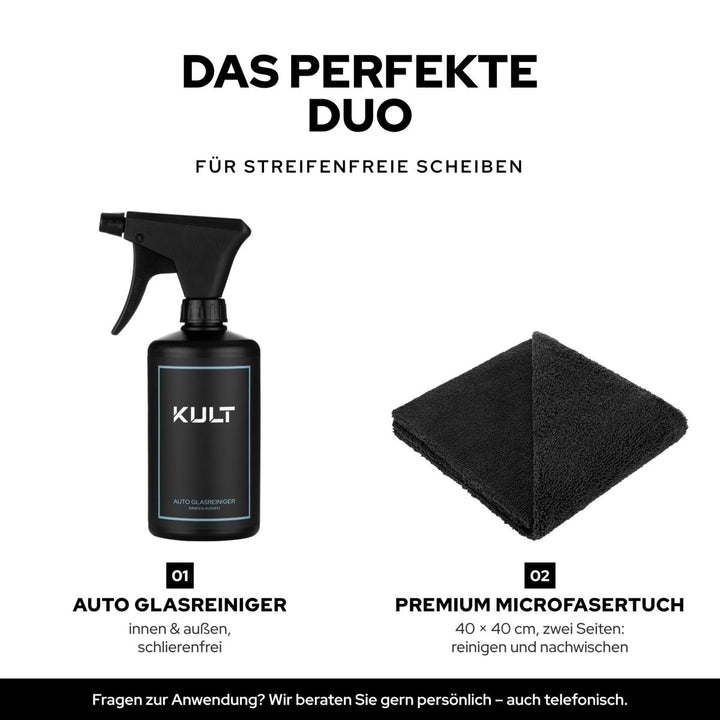 Auto Glasreiniger 2.5L Kanister - Kult Premium Fahrzeugpflege