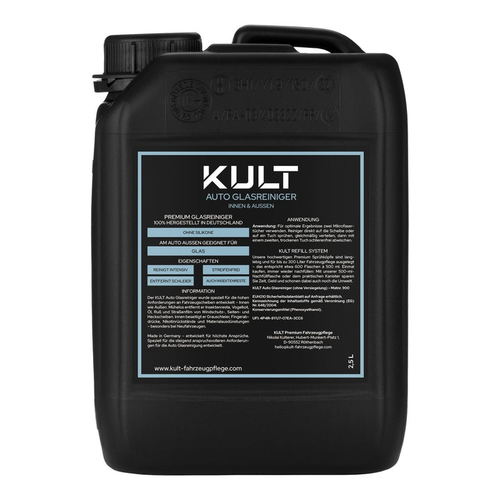 Auto Glasreiniger - Kult Premium Fahrzeugpflege