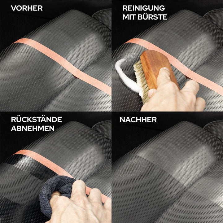 Auto Innenraum Pflege + Leder Reiniger Set - Kult Premium Fahrzeugpflege