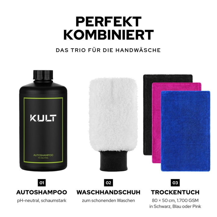 Autoshampoo pH-neutral - Kult Premium Fahrzeugpflege