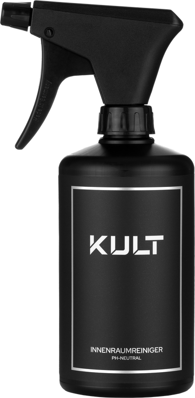 KULT Innenraumreiniger 500 ml in der Sprühflasche mit Premium-Sprühkopf, pH-neutral
