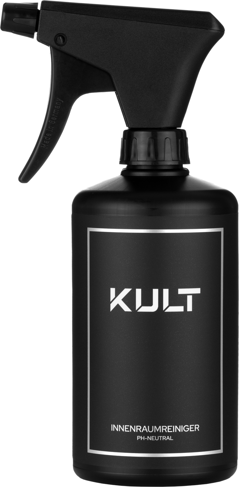KULT Innenraumreiniger, 500-ml-Sprühflasche mit Premium Sprühkopf