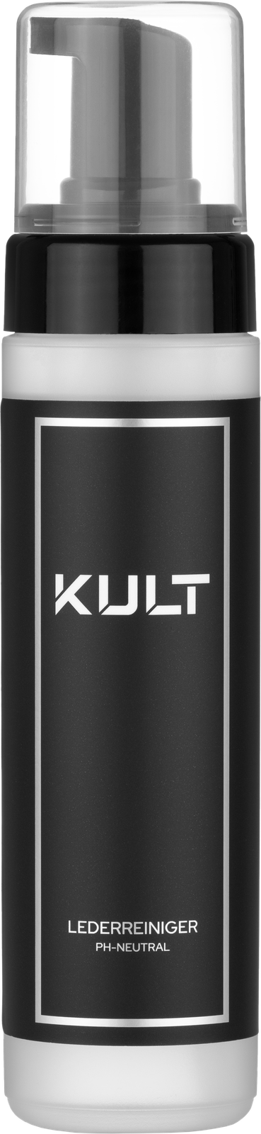 KULT Lederreiniger 200 ml in der Schaumflasche aus dem Lederreiniger & Lederpflege Set