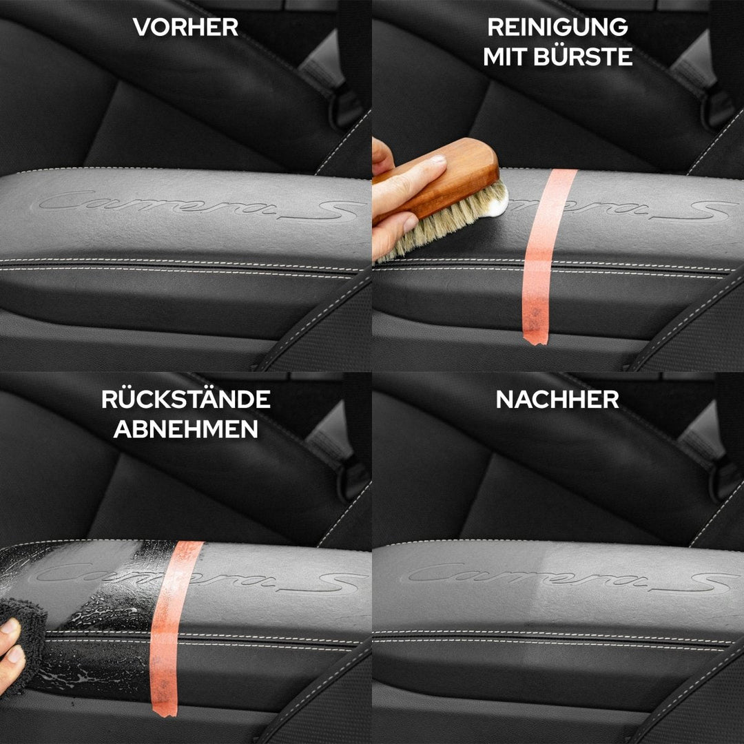 Lederreiniger + Nachfüllpack Set - Kult Premium Fahrzeugpflege