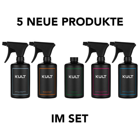 Neue Produkte Set - Kult Premium Fahrzeugpflege