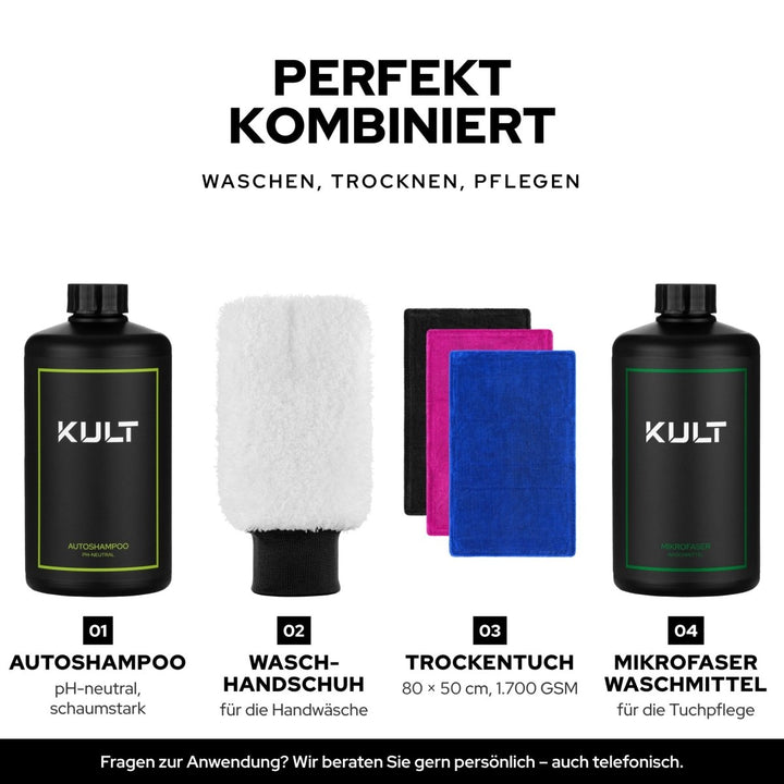 Premium Auto Trockentuch - Kult Premium Fahrzeugpflege