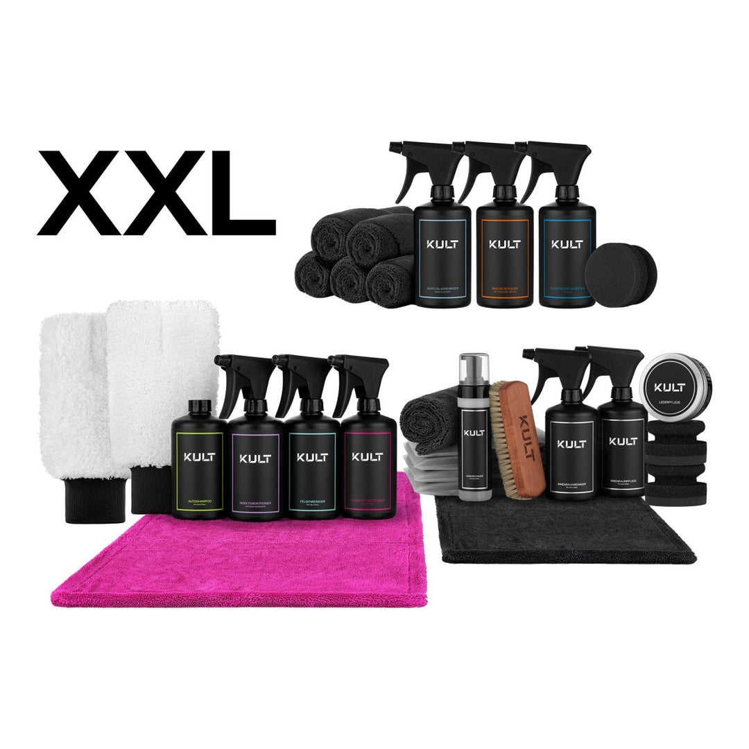 XXL ALL INCLUSIVE AUTOPFLEGESET - Kult Premium Fahrzeugpflege