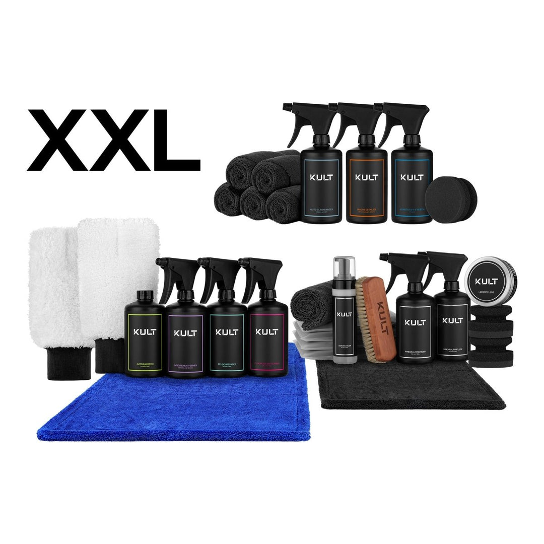 XXL ALL INCLUSIVE AUTOPFLEGESET - Kult Premium Fahrzeugpflege