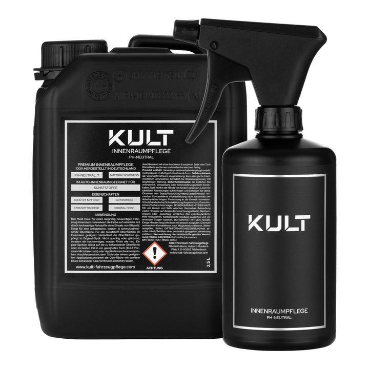 Innenraumpflege Flasche + Kanister Set - Kult Premium Fahrzeugpflege