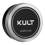 Premium Lederpflege: Lederpflege Dose mit KULT Logo